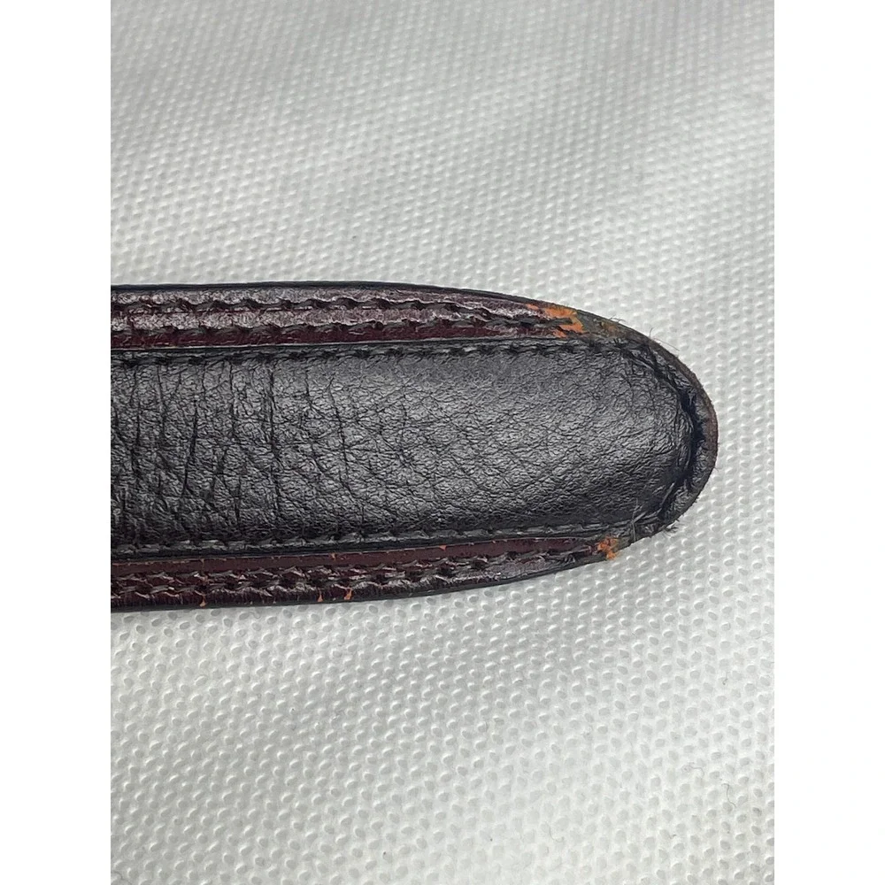 Johnston & Murphy Aniline Kipskin Shoulders Belt Handcrafted Size 32 (30
